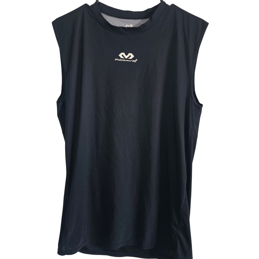 McDavid Mens Sleeveless Compression Shirt Black‎ XL Performance Base Layer Tank